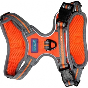 Dog & Co Sports Harness Large Orange Hem & Boo